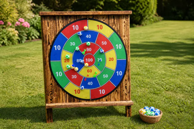 Velcro Target — illustrative event setting